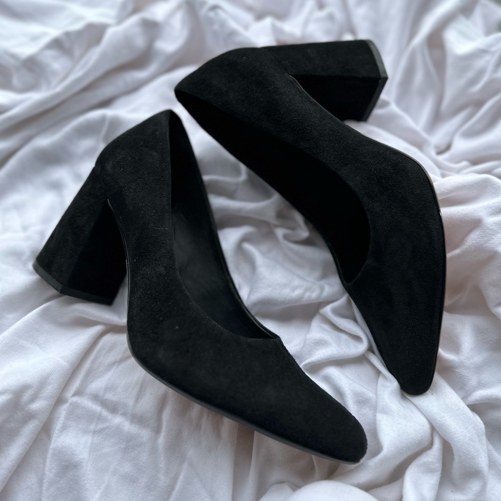 Clark Block Heel Pumps